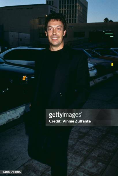 Tim Curry attends an event. United States, circa 1990s.