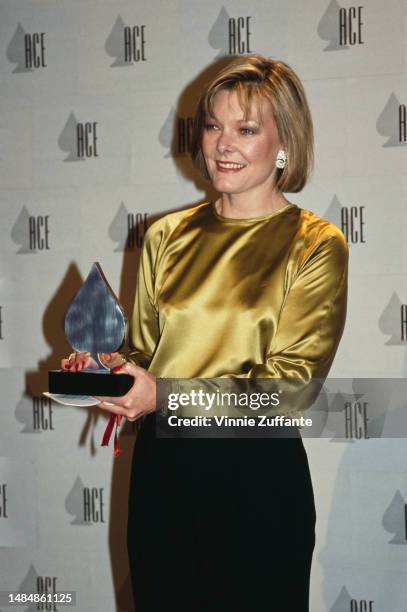 Jane Curtin attends 12th Annual Cable ACE Awards at the Pantages Theatre in New York City, New York, United States, 12th January 1992.