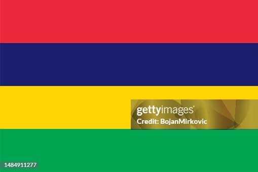 Mauritius flag. Vector Mauritius flag. Vector