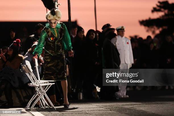 Aucklanders attend the Anzac Day Dawn Service at Auckland Museum on April 25, 2023 in Auckland, New Zealand. Anzac day is a national holiday in New...