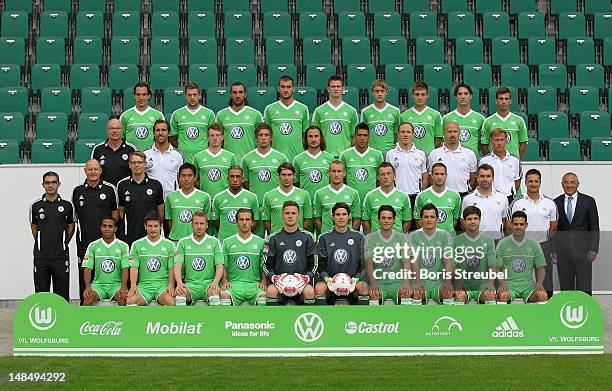 Emanuel Pogatetz, Marco Russ, Sotirios Kyrgiakos, Bas Dost, Alexander Madlung, Rasmus Joensson, Robin Knoche, Srdjan Lakic, Ferhan Hasani, kit man...