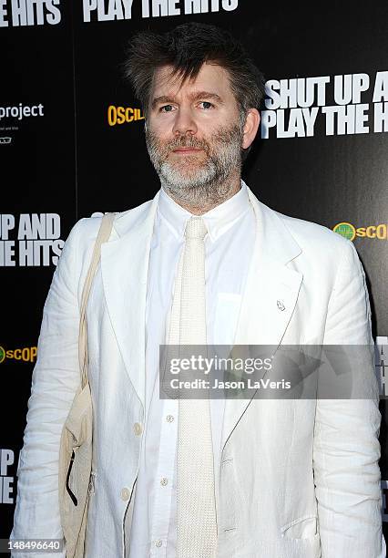 James Murphy of LCD Soundsystem attends the premiere of "Shut Up And Play The Hits" at ArcLight Cinemas on July 17, 2012 in Hollywood, California.