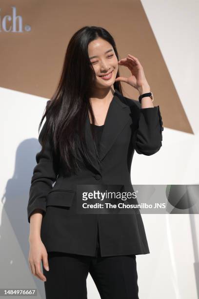 South korean actress Lee Chung-ah attends the launch event of the Glenfiddich 'Time Re:lmagined collection' on March 03, 2023 in Seoul, South Korea.