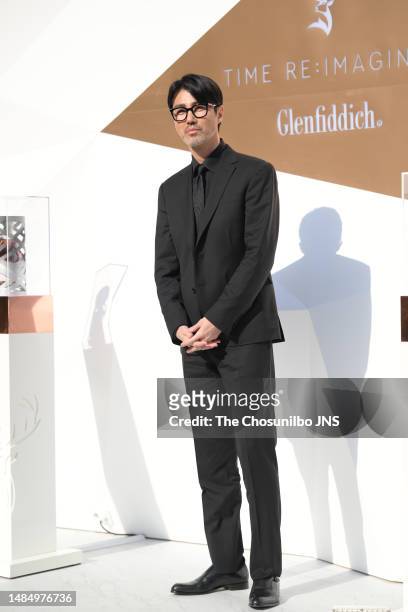 South korean actor Cha Seung-won attends the launch event of the Glenfiddich 'Time Re:lmagined collection' on March 03, 2023 in Seoul, South Korea.