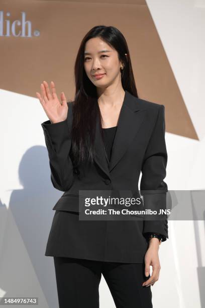 South korean actress Lee Chung-ah attends the launch event of the Glenfiddich 'Time Re:lmagined collection' on March 03, 2023 in Seoul, South Korea.