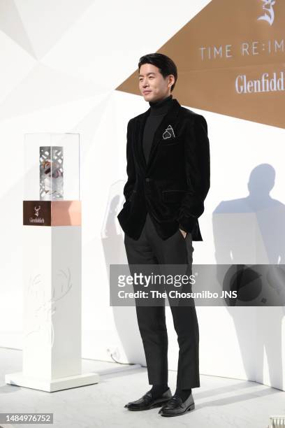 South korean actor Lee Sang-yoon attends the launch event of the Glenfiddich 'Time Re:lmagined collection' on March 03, 2023 in Seoul, South Korea.