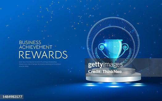 Pódio de palco com troféu, cena de pódio de palco com fundo para cerimônia de premiação Pódio de palco com troféu, cena de pódio de palco com fundo para cerimônia de premiação