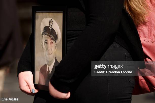 War veterans, defence personnel and their families take part in the ANZAC Day parade on April 25, 2023 in Sydney, Australia. Anzac Day is a national...