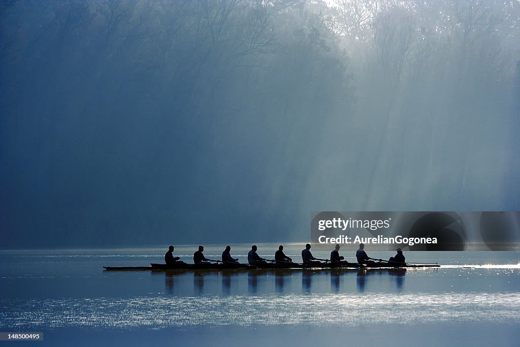 Equipe de canoa