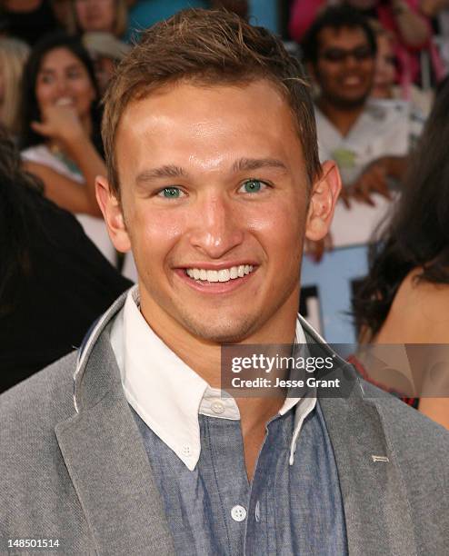 Actor Kent Boyd arrives at the Los Angeles Premiere of Summit Entertainment's 'Step Up Revolution' at Grauman's Chinese Theatre on July 17, 2012 in...