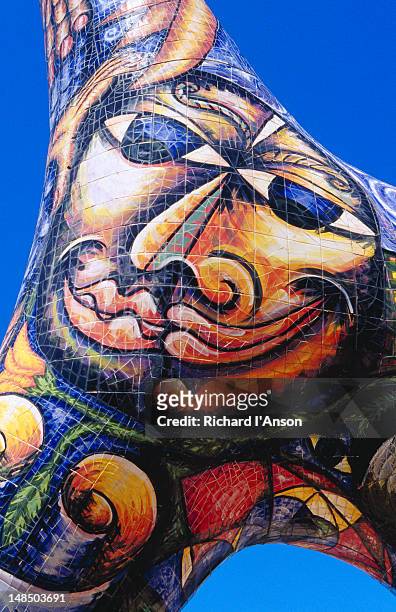 public art at birrarung marr. - melbourne art stock pictures, royalty-free photos & images