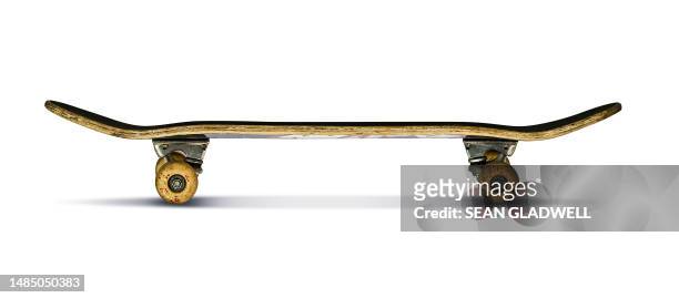 skateboard - white backgrounds stock pictures, royalty-free photos & images