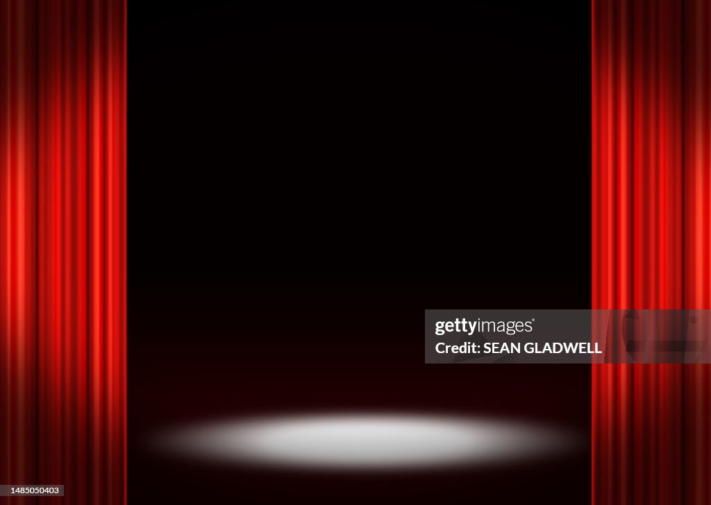 Spotlight on stage background