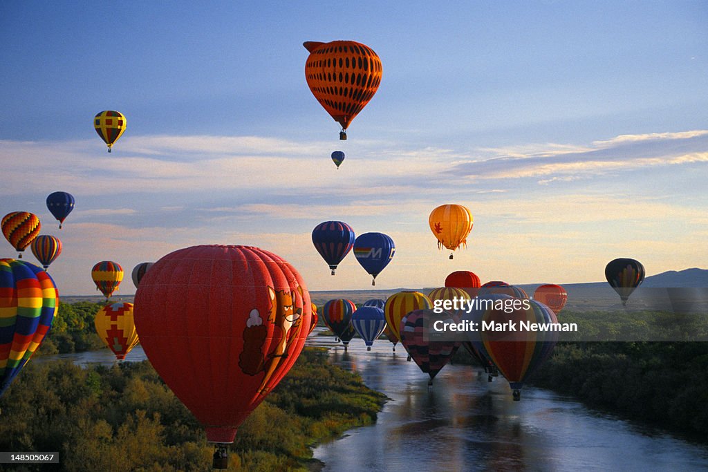 International hot air balloon fiesta.