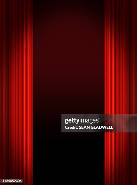 open theater curtains - spotlight film stock pictures, royalty-free photos & images