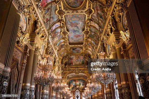 Palais Garnier , gallery of the Grand Foyer.