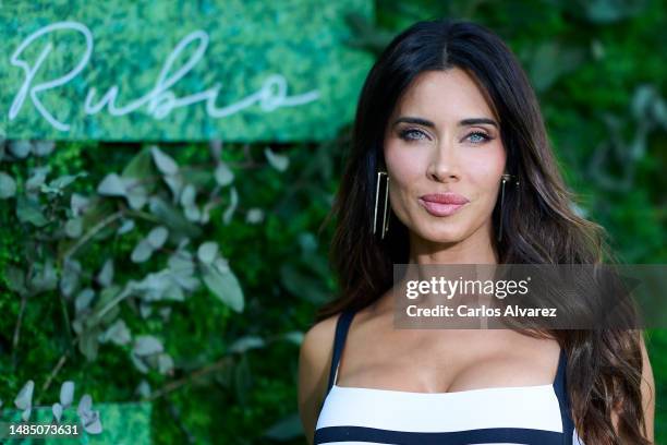 Pilar Rubio presents the new 2023 Selmark Swimwear collection "Mare" at Finca La Gaivota on April 25, 2023 in Madrid, Spain.