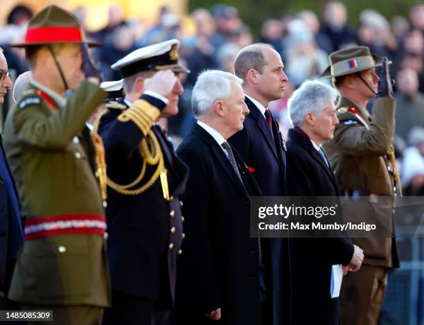 Phil Goff, High Commissioner of New Zealand to the United Kingdom , Prince William, Prince of Wales and Stephen Smith, High Commissioner of Australia...