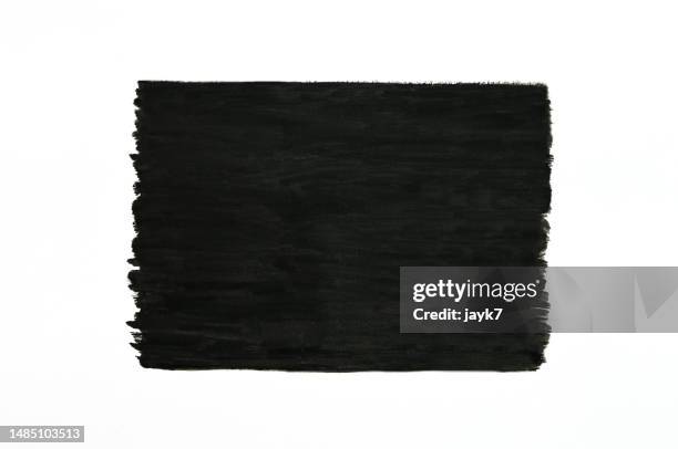 black paint stroke - ink stock pictures, royalty-free photos & images