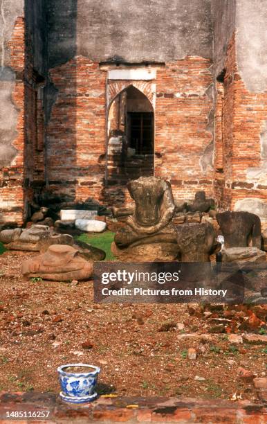 The 12th century ruins of Wat Phra Si Rattana Mahathat, Lopburi. The old town of Lopburi dates back to the Dvaravati era . It was originally known as...