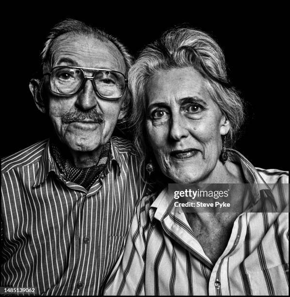 British photojournalists, husband and wife and Picture Post photographers Grace Robertson and Thurston Hopkins, photographed at home in Seaford 4th...