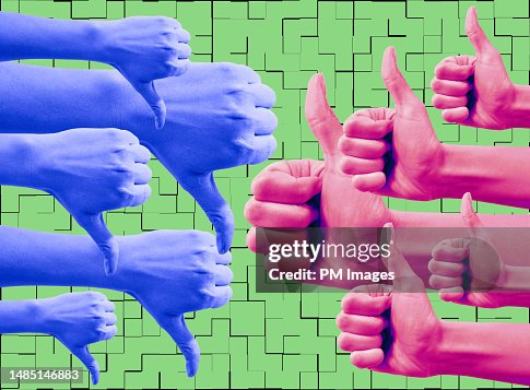 Thumbs up and thumbs down Thumbs up and thumbs down