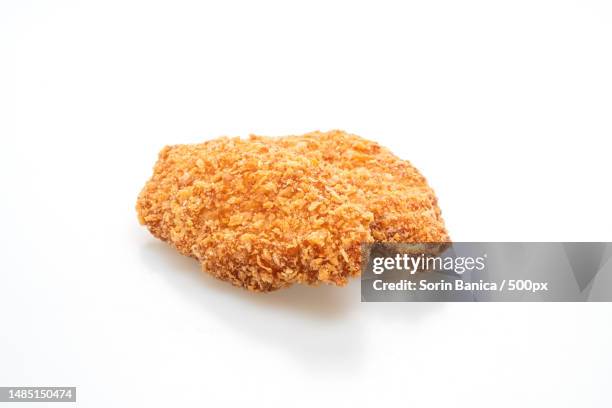 close-up of food against white background - cutlet stock pictures, royalty-free photos & images