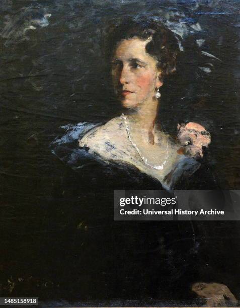 Queen Elena of Romania. By Eustatiu Stoenescu 1884 Portrait 1940. Helen of Greece and Denmark was the queen mother of Romania during the reign of her...