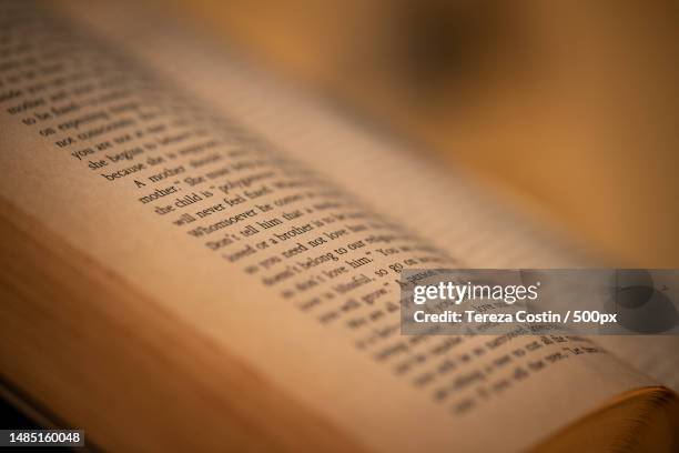 close-up of old book,romania - open romania stock pictures, royalty-free photos & images