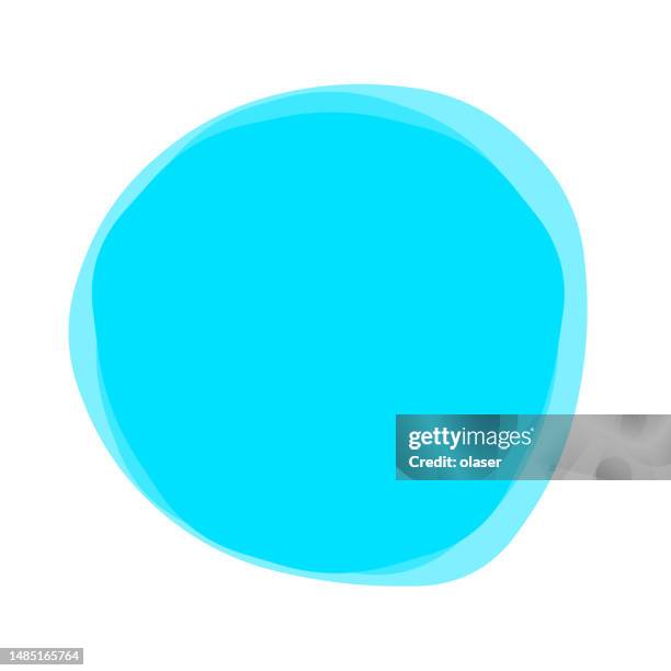 light blue stacked multiple blobs with round corners - corner stone stock illustrations