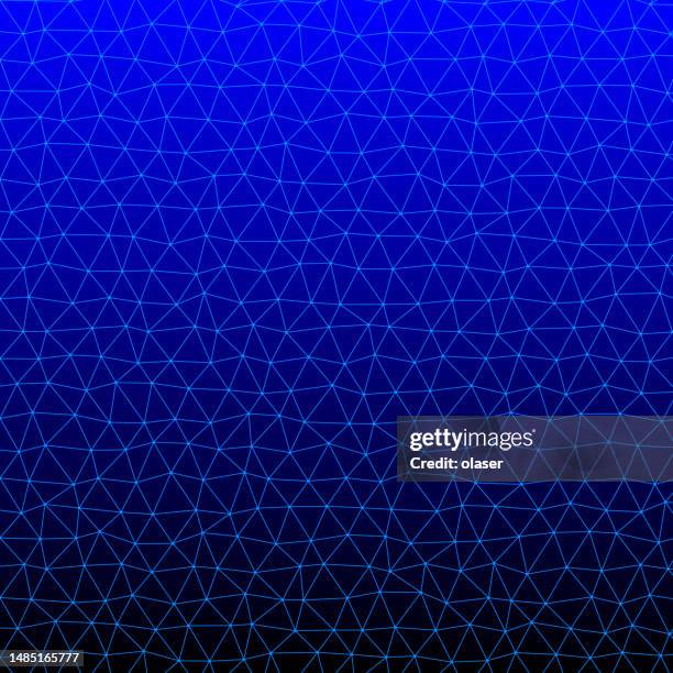 triangle wireframe pattern. marked corners. - small steps concept stock illustrations