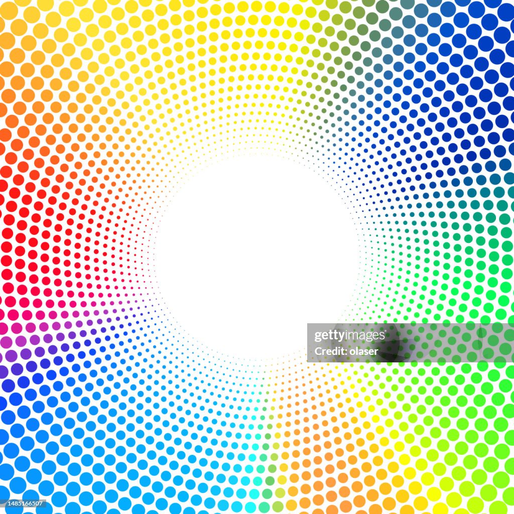 Full Frame Fading And Color Gradient Pattern With Central Copy Space ...