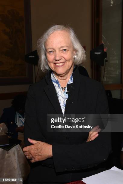Ambassador Meg Whitman attends The 2023 U.S.-Kenya Business Roadshow Launch at The Harvard Club on April 25, 2023 in New York City.