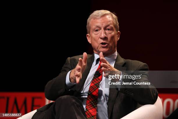 Tom Steyer speaks onstage at the 2023 TIME100 Summit at Jazz at Lincoln Center on April 25, 2023 in New York City.