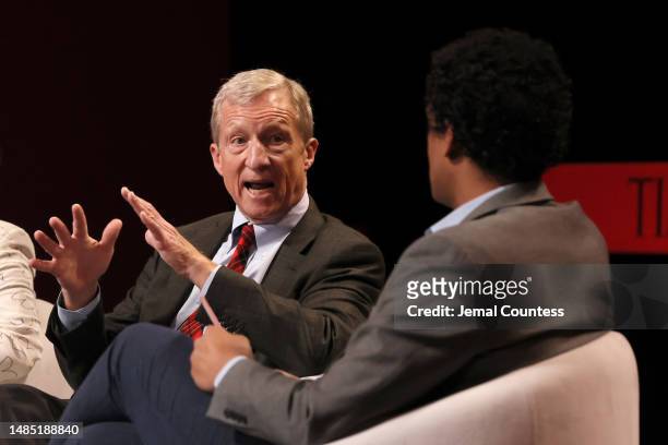 Tom Steyer speaks onstage at the 2023 TIME100 Summit at Jazz at Lincoln Center on April 25, 2023 in New York City.