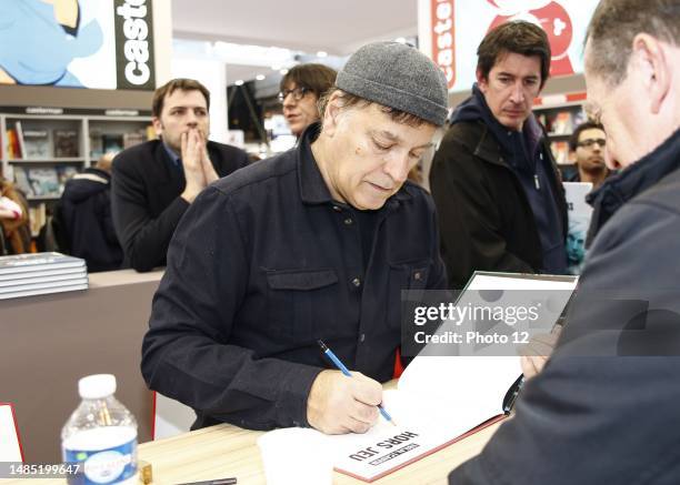 Enki Bilal, Salon du livre de Paris . 19 February 2015.