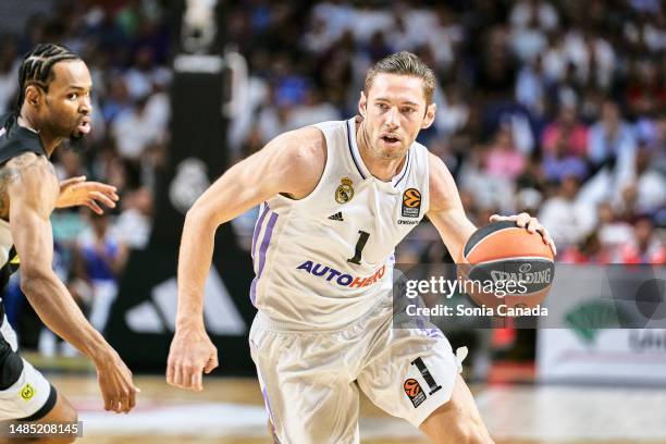 Fabien Causeur of Real Madrid in action during the 2022/2023 Turkish Airlines EuroLeague Play Offs Game 1 match between Real Madrid and Partizan...