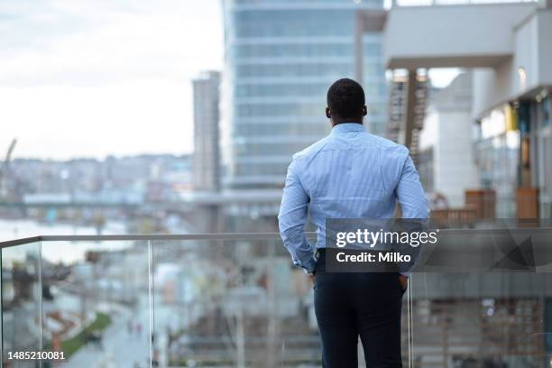 Business Man Rear Stylish Businessman Back View Photos and Premium High Res Pictures ...