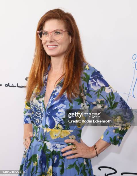 Debra Messing attends the 33rd annual Colleagues Spring Luncheon and Oscar De La Renta fashion show at The Beverly Hilton on April 25, 2023 in...