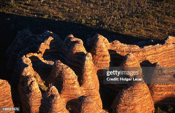 bungle bungles aerial. - bungle bungle range stock pictures, royalty-free photos & images