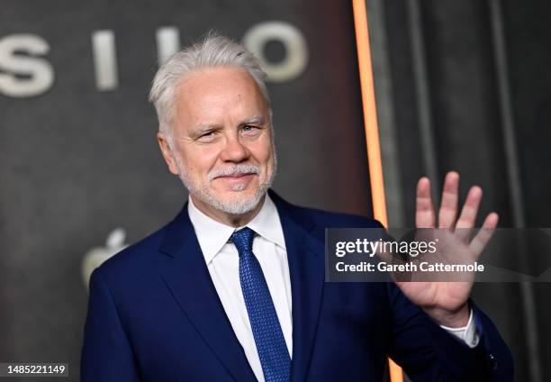 Tim Robbins attends the "Silo" Global Premiere at Battersea Power Station on April 25, 2023 in London, England.