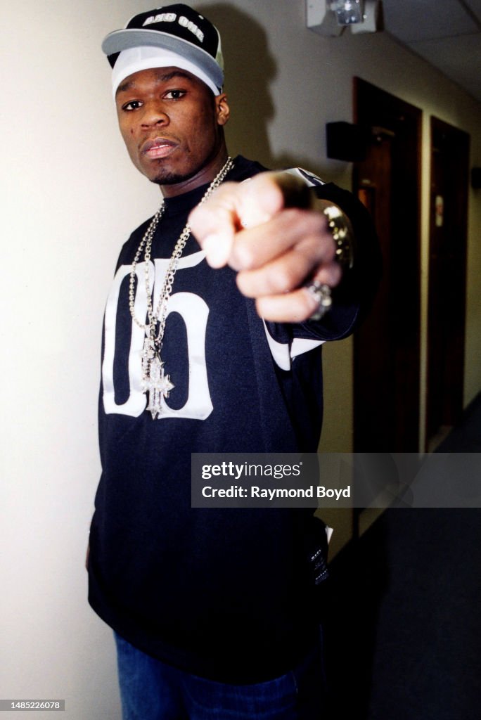 Photo 50c Rpper Rapper 50 Cent poses for photos during a visit to 106 Jamz radio in ...