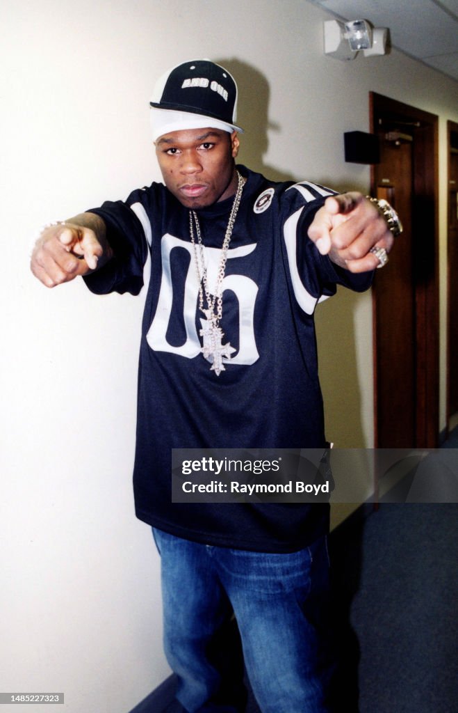 51 Cent Rapper Rapper 50 Cent poses for photos during a visit to 106 Jamz radio in ...