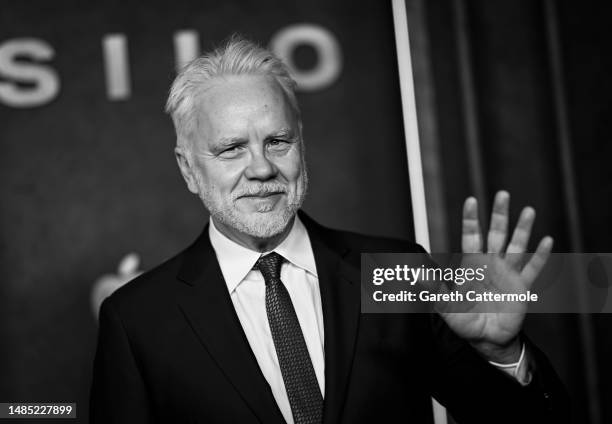 Tim Robbins attends the "Silo" Global Premiere at Battersea Power Station on April 25, 2023 in London, England.