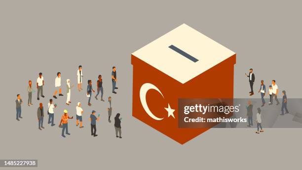bildbanksillustrationer, clip art samt tecknat material och ikoner med turkey elections illustration - politiskt parti