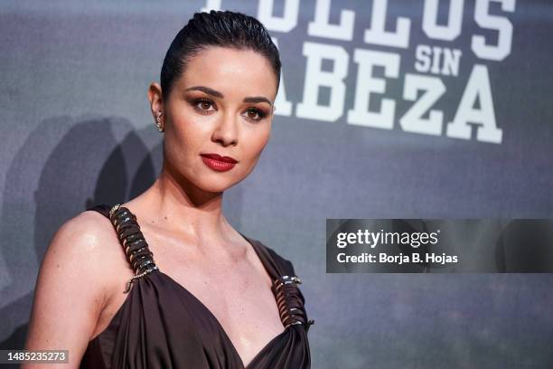 Dafne Fernandez attends the "Pollos Sin Cabeza" premiere at Civitas Metropolitano Stadiumon April 25, 2023 in Madrid, Spain.