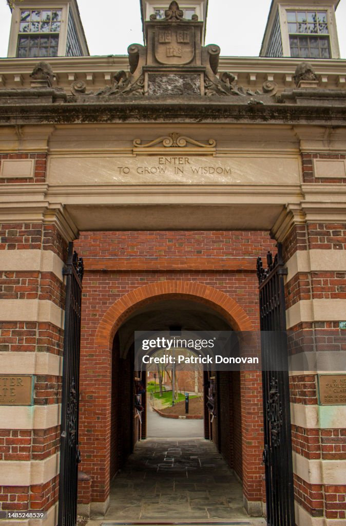 Class of 1890 Gate, Harvard University, Cambridge, Massachusetts
