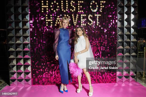 Carola Jain and Sanya V Jain attend as City Harvest Presents The 40th Anniversary Gala: House Of Harvest at Cipriani 42nd Street on April 25, 2023 in...