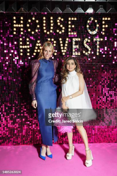 Carola Jain and Sanya V Jain attend as City Harvest Presents The 40th Anniversary Gala: House Of Harvest at Cipriani 42nd Street on April 25, 2023 in...