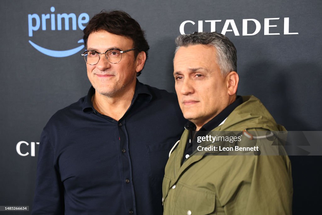 Anthony R Russo Anthony Russo and Joe Russo attend the Los Angeles red carpet and fan ...